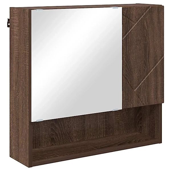 vidaXL Spiegelschrank Braun Eichen-Optik 59 x 17 x 55 cm Holzwerkstoff 8833 günstig online kaufen