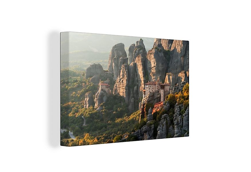 OneMillionCanvasses® Leinwandbild Sonnenaufgang bei den Meteora-Klöstern in günstig online kaufen