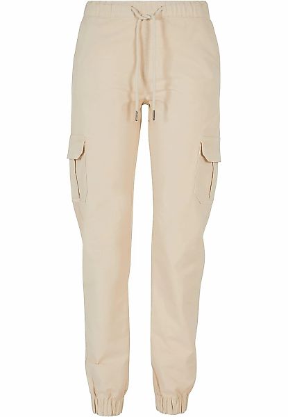 URBAN CLASSICS Cargohose "Urban Classics Damen Ladies High Waist Cargo Jogg günstig online kaufen