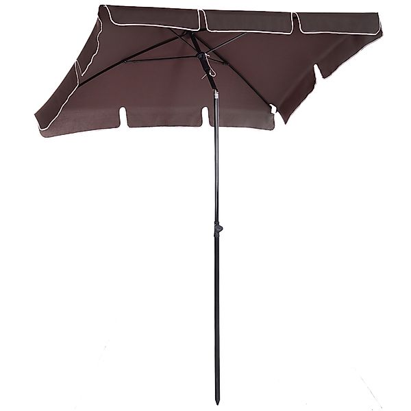 Outsunny Sonnenschirm Balkonschirm, Strandschirm, Marktschirm, LxB: günstig online kaufen