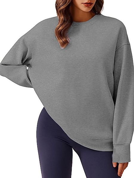 PYL Sweatshirt Damen Casual Wintermode Sweatshirt, Lange Ärmel Fleece Pullo günstig online kaufen