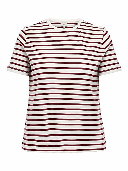 ONLY CARMAKOMA Kurzarmshirt "CARNEW SOPH SS Y/D STRIPE JEANS TEE JRS" günstig online kaufen