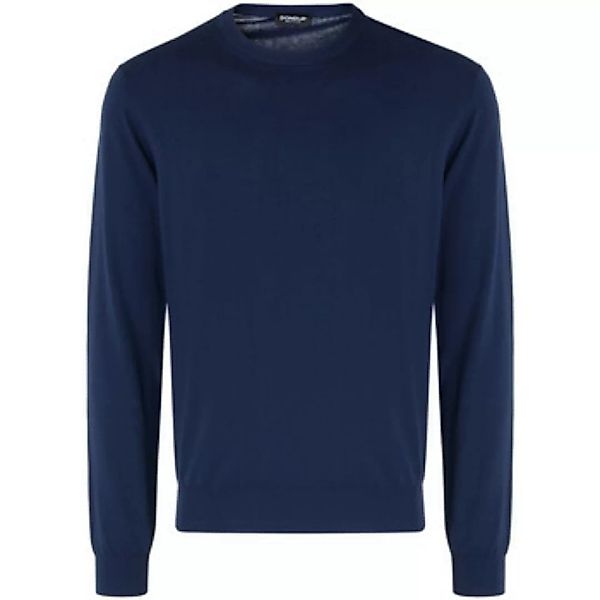 Dondup  T-Shirts & Poloshirts T-Shirt aus blauem Baumwollkrepp günstig online kaufen