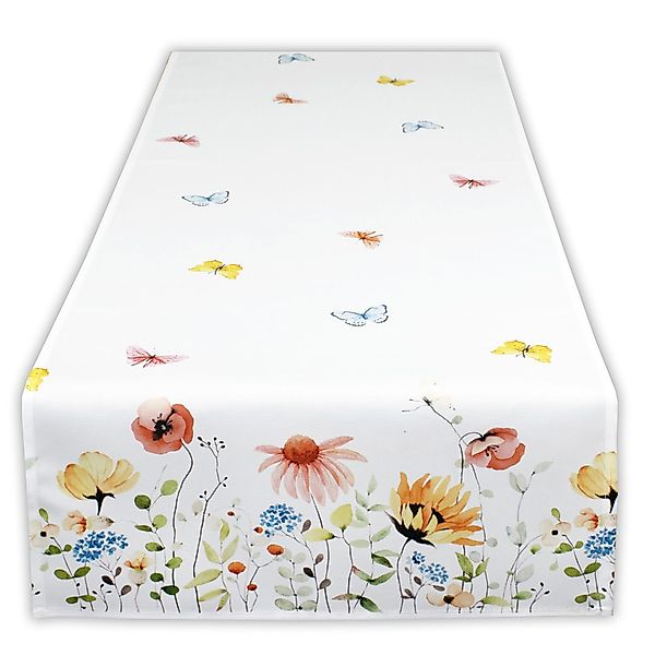 Delindo Lifestyle Tischdecke Tischdeckenserie BLUMENWIESE (1-tlg), günstig online kaufen