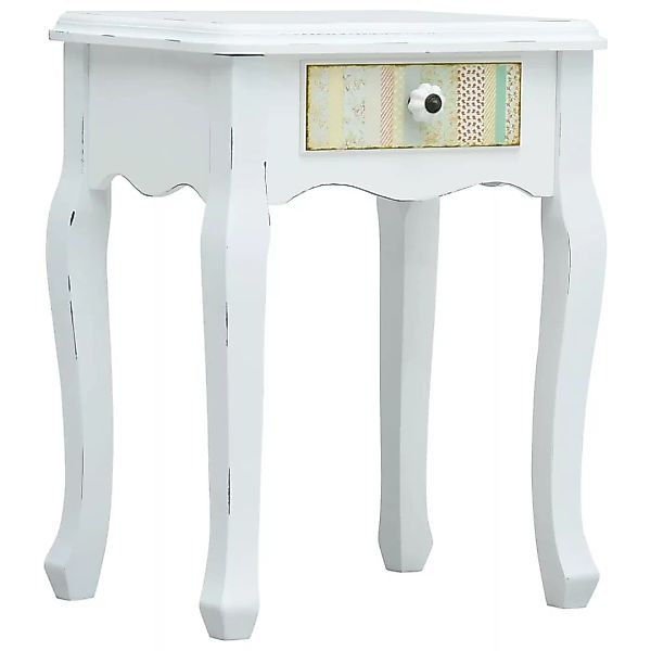 Nachttisch Weiß 40 X 30 X 50,5 Cm Holz günstig online kaufen