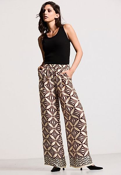 Andijamo-Fashion Marlene-Hose GRAPHIC FLOW WIDE-LEG MATTGLANZ günstig online kaufen