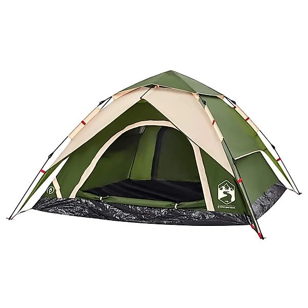 vidaXL Kuppel-Campingzelt 4 Personen Grün Quick Release 4004181 günstig online kaufen