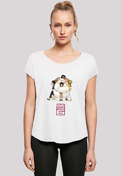 F4NT4STIC T-Shirt "Long Cut T-Shirt Disney Big Hero 6 Baymax Hug", Damen,Pr günstig online kaufen
