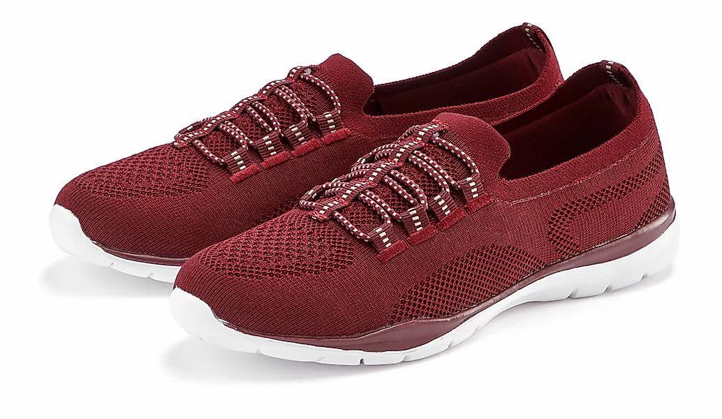 LASCANA Sneaker "Slipper, Halbschuh" aus leichtem Textil-Material VEGAN günstig online kaufen