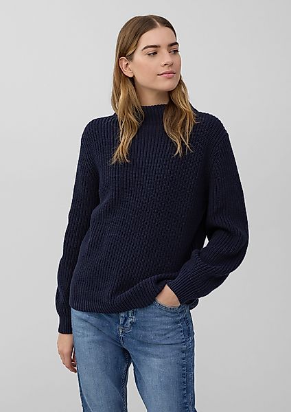 s.Oliver Strickpullover Strickpullover mit weitem Arm günstig online kaufen