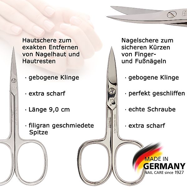 3 SCHWERTER Maniküre-Etui Nagelpflege, Maniküre Set günstig online kaufen