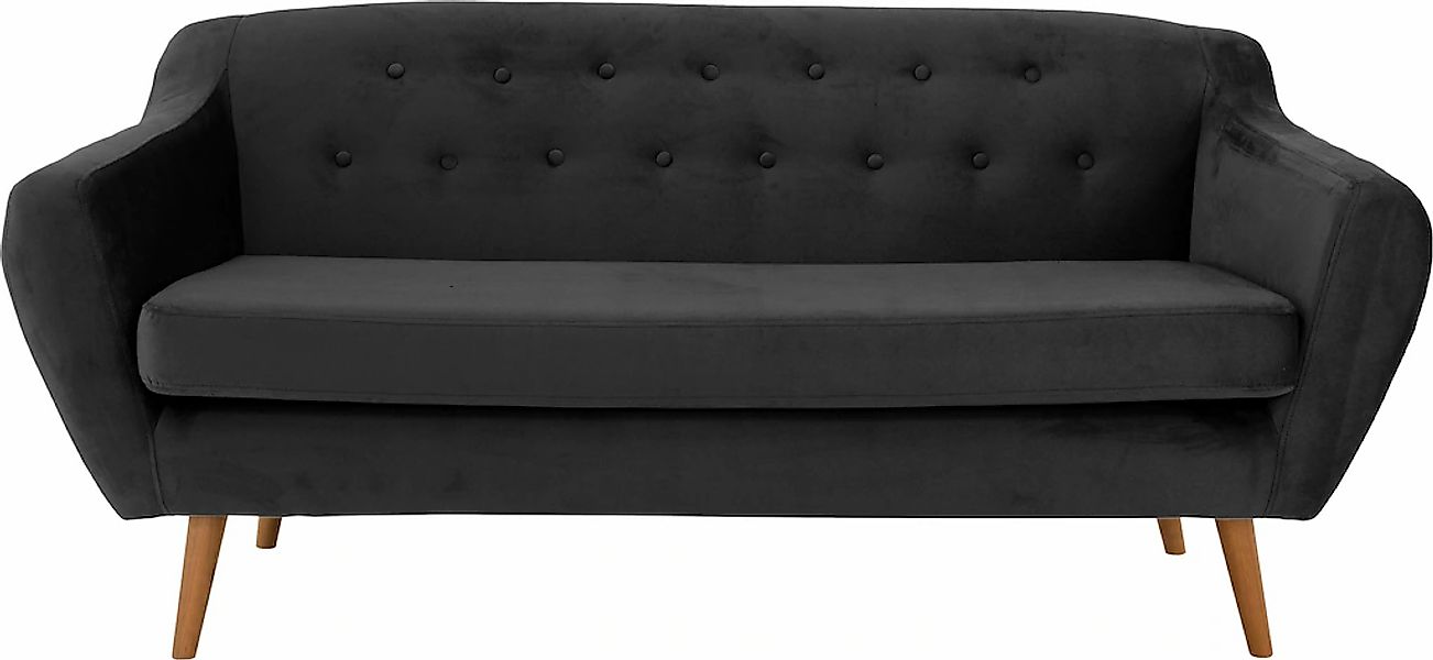 Home affaire 3-Sitzer "Renne" mit Heftung im Rücken im skandinavischem Stil günstig online kaufen