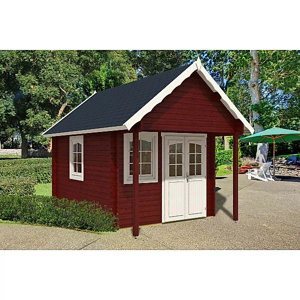 Tene Kaubandus Holz-Gartenhaus Bunkie-40 Satteldach Unbehandelt günstig online kaufen