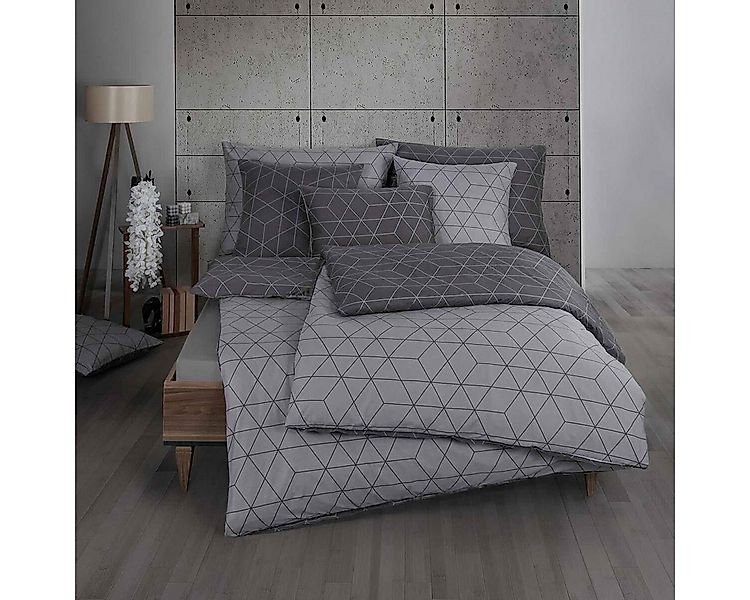 TRAUMSCHLAF Bettwäsche Geo, Mako Satin, 2 teilig, hochwertige Verarbeitung günstig online kaufen