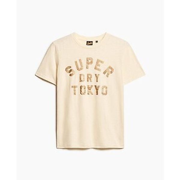 Superdry  T-Shirt T-shirt décontracté avec logo pailleté femme günstig online kaufen