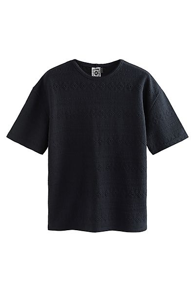 Next T-Shirt Edles strukturiertes T-Shirt (1-tlg) günstig online kaufen