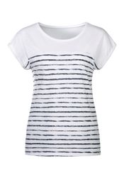 Beachtime T-Shirt "mit Streifendesign" aus weicher Baumwoll-Qualität günstig online kaufen