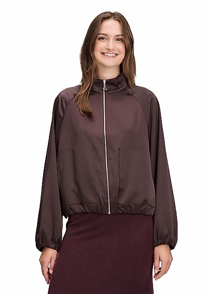 Cartoon Bomberjacke "Damen mit Eingrifftaschen" günstig online kaufen