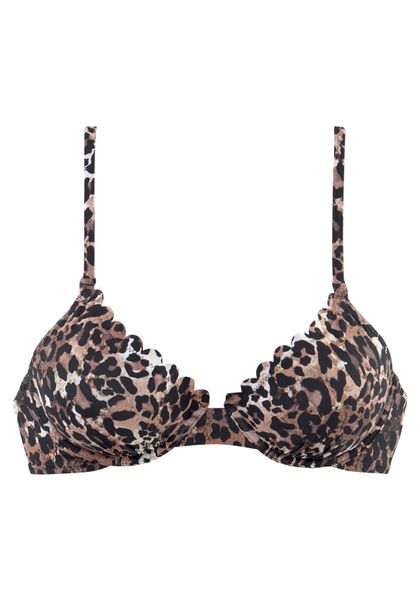 LASCANA Bügel-Bikini-Top "Lexa" mit Wattierung und Muschelkante günstig online kaufen