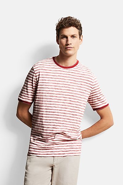 bugatti T-Shirt mit Fineliner-Streifen günstig online kaufen