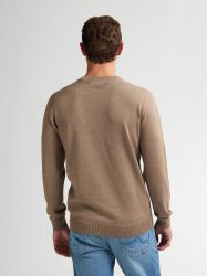 Petrol Industries V-Ausschnitt-Pullover V-Neck Basi Materialmix günstig online kaufen