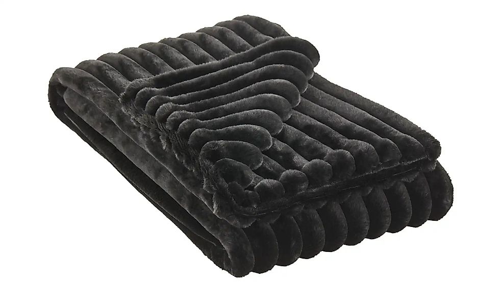 Wohndecke  Ella ¦ schwarz ¦ Synthetik ¦ Maße (cm): B: 150 Weihnachten - Höf günstig online kaufen