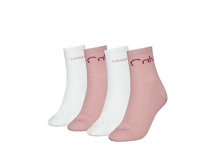 Calvin Klein Jeans Socken CKJ WOMEN SHORT SOCK 4P CUT LOGO ECOM (4er Pack) günstig online kaufen