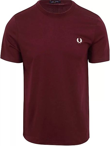 Fred Perry T-Shirt Bordeaux R82 - Größe M günstig online kaufen