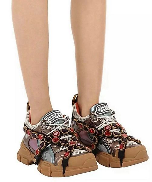 GUCCI Flashtrek Removable Crystal Trainers 36,5 Sneaker günstig online kaufen