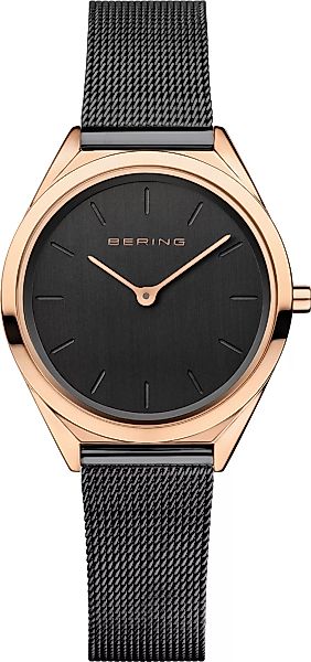 Bering Armbanduhr mit Milanaise Armband ultra slim 17031-166 Damenuhr günstig online kaufen