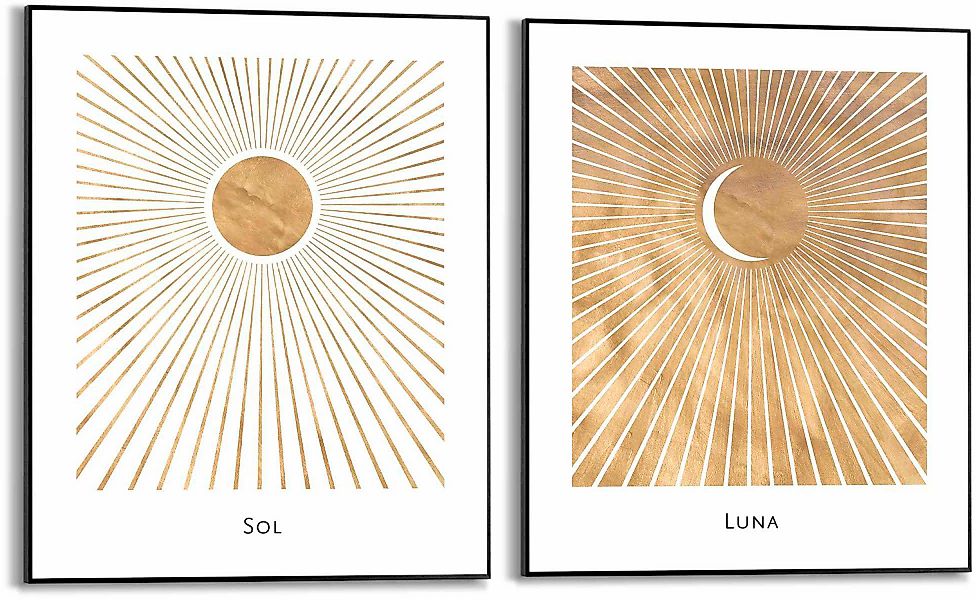 Reinders Poster "Sonne und Mond" günstig online kaufen