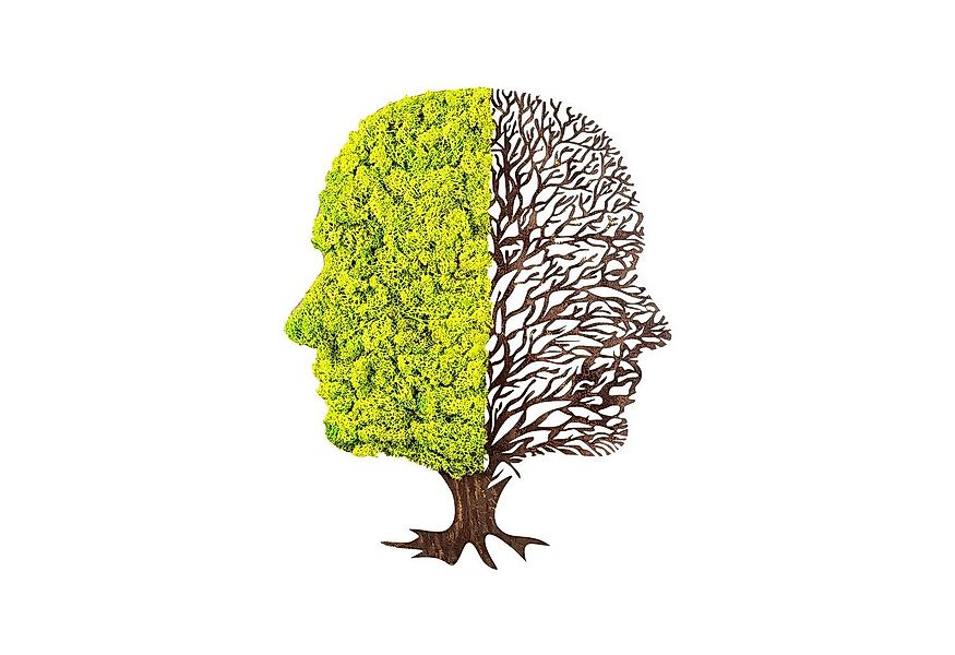 Wallity Wanddekoobjekt 100% MDF / MOSS (Thickness: 6 mm), 45 x 1 x 56 cm R1 günstig online kaufen