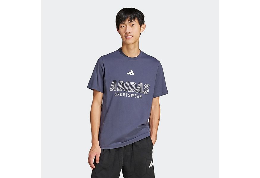 adidas Sportswear T-Shirt HOUSE OF TIRO LINEAR GRAPHIC günstig online kaufen