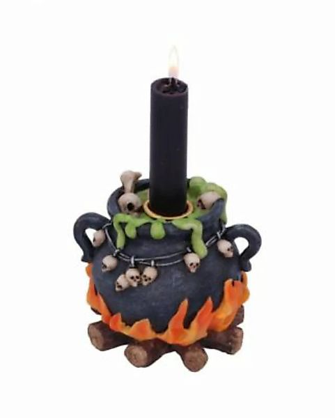 Hexenkessel Kerzen & Räucherkegel Halter Kerzenständer schwarz günstig online kaufen