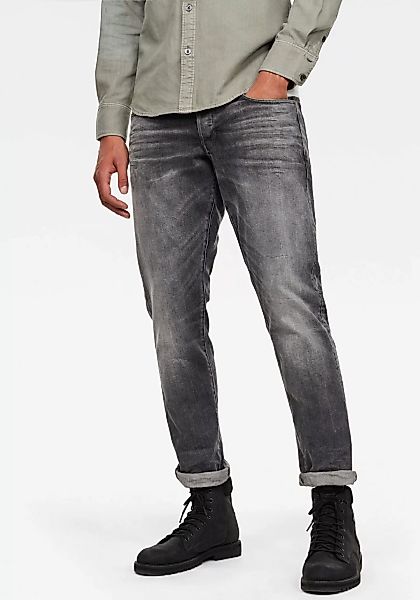 G-Star Herren Jeans 3301 REGULAR TAPERED - Tapered Fit - Grau - Faded Bulli günstig online kaufen