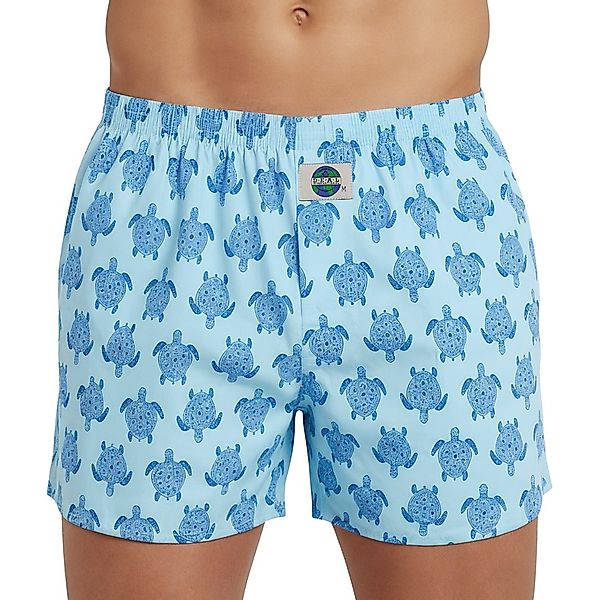 D.E.A.L International Boxershorts Hellblau mit Schildkröten-Print günstig online kaufen