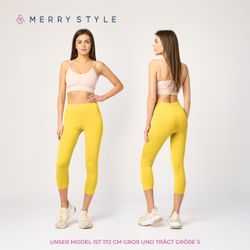 Merry Style Leggings Caprihose Damen 3/4 günstig online kaufen