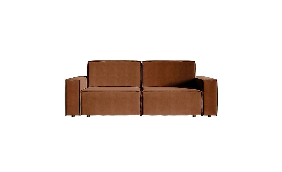 Selsey Schlafsofa  Copertino ¦ gelb ¦ Maße (cm): B: 242 H: 84 Polstermöbel günstig online kaufen