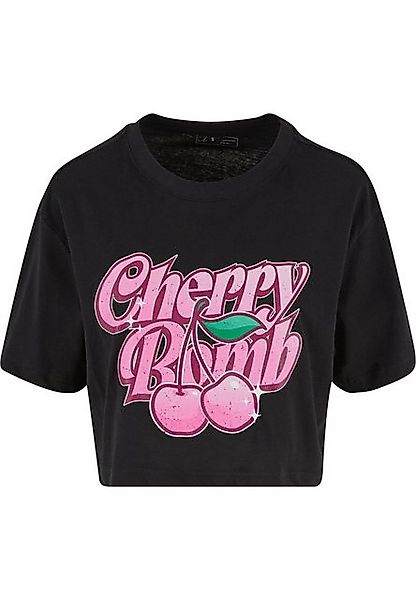 Miss Tee T-Shirt Miss Tee Damen Cherry Bomb Ladies Short Overized Tee (1-tl günstig online kaufen