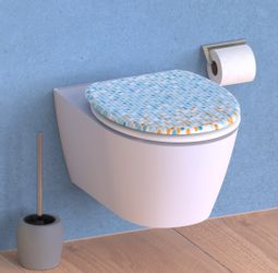 Eisl WC-Sitz Mosaik, Duroplast, Absenkautomatik, max. günstig online kaufen