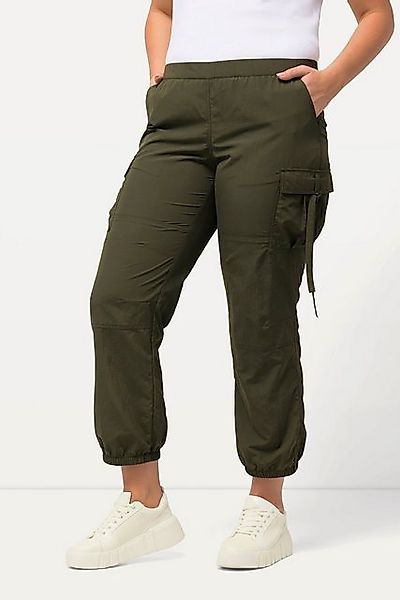 Ulla Popken Cargoshorts Cargohose Utility-Style Elastikbund günstig online kaufen