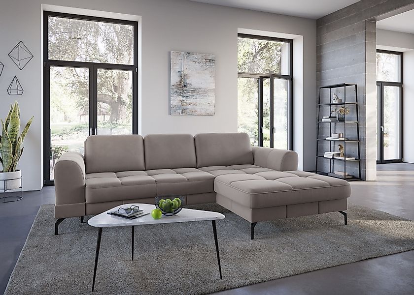sit&more Ecksofa Bendigo L-Form, inklusive Sitztiefenverstellung, günstig online kaufen