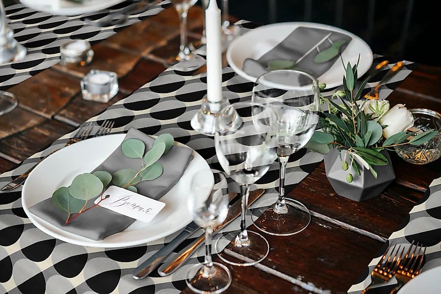 Adam Platzset "Tischset Circles" Made in Germany, für 8 Personen günstig online kaufen