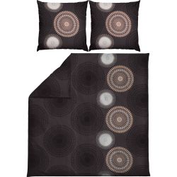 REDBEST Bettwäsche Bettwäsche, Biber, Kreise günstig online kaufen