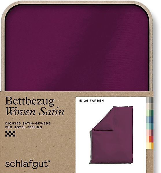 Schlafgut Bettbezug Woven Satin, (1 St), günstig online kaufen