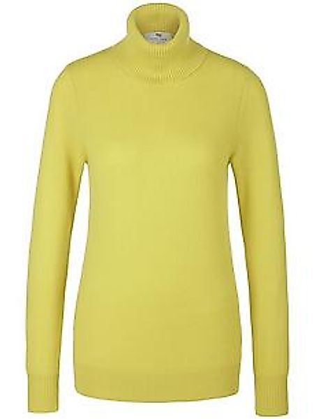 Rollkragen-Pullover aus 100% Premium-Kaschmir Peter Hahn grün günstig online kaufen
