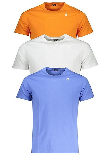 K-Way T-Shirt Herren Kurzarm-T-Shirts im 3er-Pack: Weiß, Orange günstig online kaufen