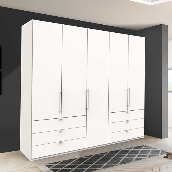 XL Ankleideschrank 3 türig Weiß günstig online kaufen