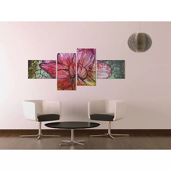 Wandbild Regenbogen-Blume XXL günstig online kaufen