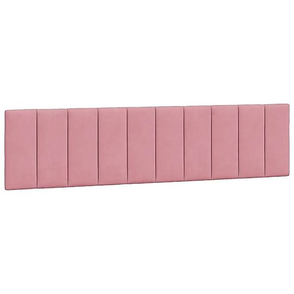 vidaXL Kopfteil-Kissen Hanko Rosa 200 cm Samt 374694 günstig online kaufen